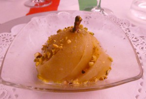 Poached Pear