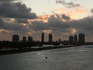 Blick nach Miami Beach