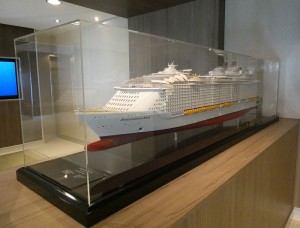Modell auf Deck 15