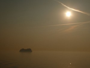 AIDAsol im Sonnenaufgang