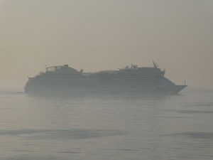 AIDAsol im Sonnenaufgang