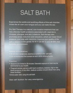 Thermal Suite - Salt Bath