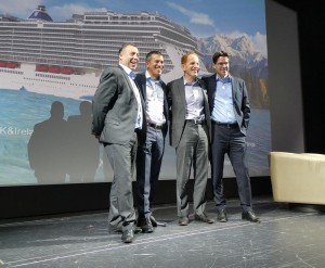 Nick Wilkinson, Andy Stuart, Harry Sommer und Kevin Bubolz