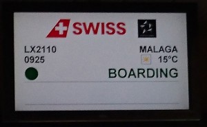 LX 2110 Zürich - Malaga