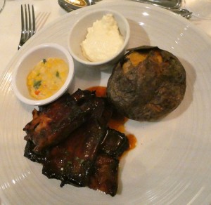 Grilled Barbecue Baby Ribs