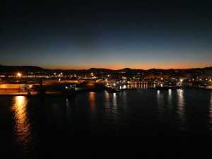Abendstimmung in Malaga