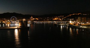 Abendstimmung in Malaga