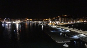 Abendstimmung in Malaga