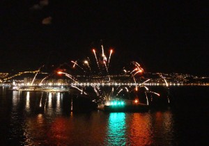 Feuerwerk zum Abschied