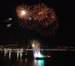 Feuerwerk zum Abschied