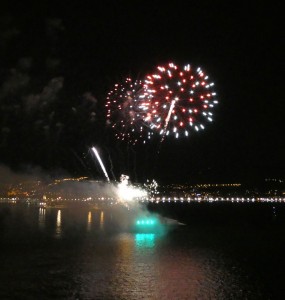 Feuerwerk zum Abschied