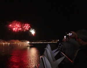 Feuerwerk zum Abschied