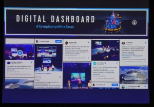 Cruisediary auf dem Digital Dashboard