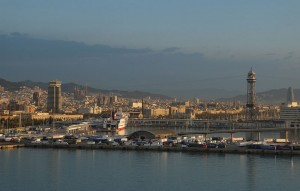 Barcelona in der Morgensonne