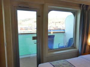 Balkon und Fenster