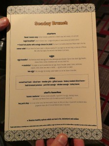 Seaday Brunch