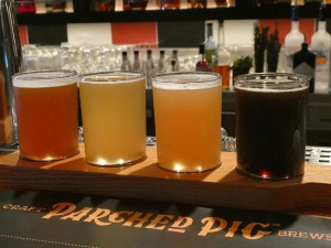 Parched Pig Beer Sampler