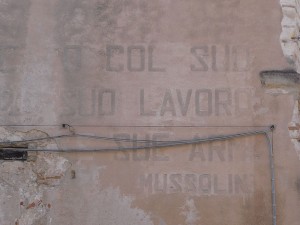 verblassende Graffiti