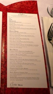 Cucina del Capitano Speisekarte