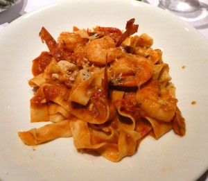 Pappardelle mit Shrimps