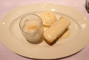 Agrumi / Torta al Miele e Polenta / Sorbetto di Limone