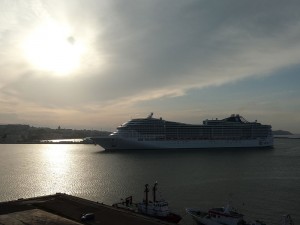 Ankunft der MSC Divina
