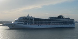 Ankunft der MSC Divina