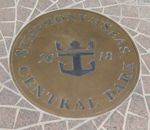 Plakette im Central Park