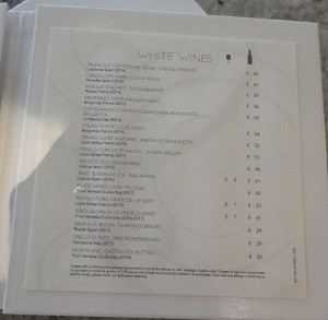 Speisekarte Ocean Cay