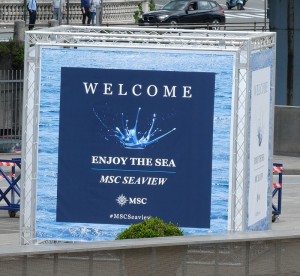 Welcome MSC Seaview