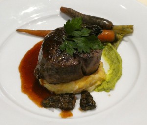 Angus Beef Fillet in Morel Mushrooms Port Wine Sauce