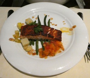 Broiled Blackened Wild Salmon