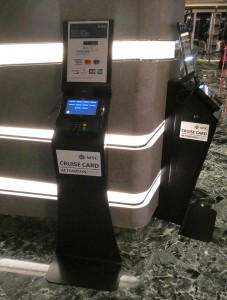 Automaten zur Karten-Registrierung