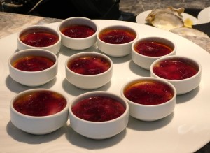 Cheese Flan with Red Fruit