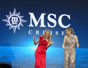 Michelle Hunziker und Lorella Cuccarini