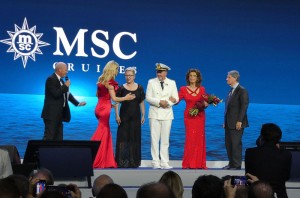 Familie Aponte und Sophia Loren