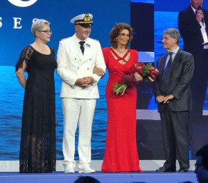 Familie Aponte und Sophia Loren