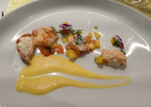 Languste und Mango