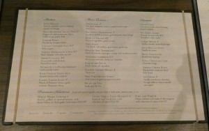 Abendessen Hauptrestaurant
