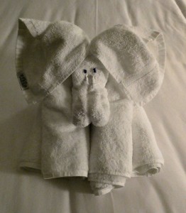 Handtuch-Elefant