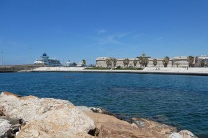 auf der Mole an der Strandpromenade