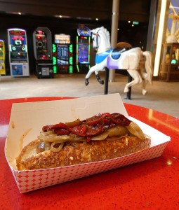 Hot Dog am Boardwalk