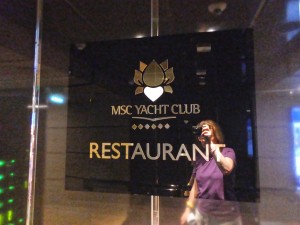 MSC Yacht Club Restaurant