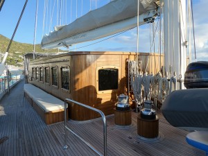 Deck nach hinten