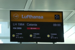 LH 1964 von München nach Catania