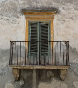 Balkon in Noto