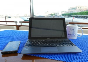 Arbeiten am Morgen
