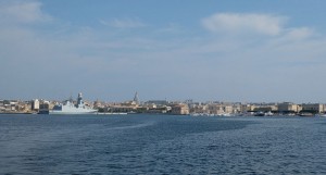 Abfahrt von Syrakus