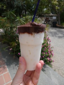 Mandel-Granita mit Schoko