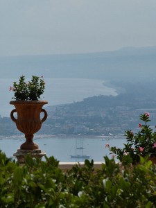 Aussicht auf die Bucht von Giardini Naxos